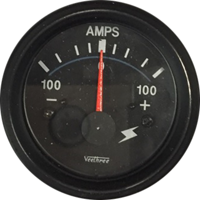 [16210965] AMPERIMETRO 100-100 52MM ARO NEGRO