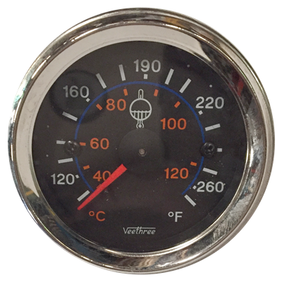 [16050837] MARCADOR TEMPERATURA AGUA MECANICO 144" 3.66M ARO CROMADO