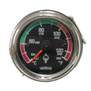 MARCADOR TEMPERATURA AGUA MECANICO 144" 3.66M ESCALA COLOR ARO CROMADO