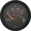 MARCADOR TEMPERATURA AGUA ELECTRICO 12V 40Ø-120Ø ARO NEGRO