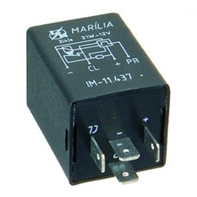 [13IM11437] FLASHER ELECT 4P 12V 2(4) 21W FIAT