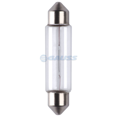BOMBILLO TIPO FUSIBLE 11X44 SV8.5-8 12V 10W MINIATURA STD CAJA X 10 6411 12866-CI MOTOCICLETA
