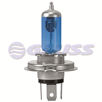 BOMBILLO HALOGENO H4 P43 12V 35/35W FARO MAXLIGHT 110% MAS LUZ 5000K PREMIUM CAJA UNIDAD