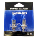 BOMBILLO HALOGENO H1 P14.5S 12V 100W FARO MAXLIGHT 110% MAS LUZ 5000K LUJO DUOPACK 62200CBA GL56