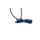 CONECTOR PORTA FUSIBLE ENCAUCHETADO ATO 2T DELGADAS