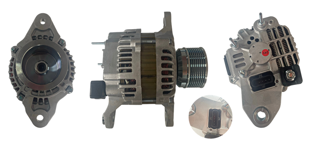 [31A4TR5891] ALTERNADOR MITSUBISHI 24V 130AMP 100MM P: 8PK A004TR5891 21041846 20243