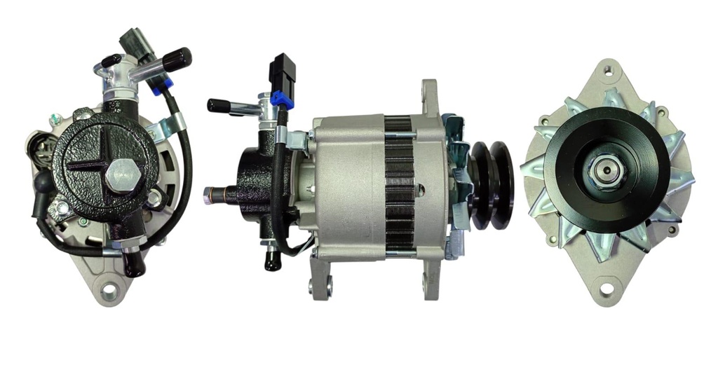 ALTERNADOR NPR ADAPTACION HITACHI MV 24V 40AMP BOMBA PEQUEÑA POLEA 2V