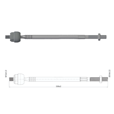 TERMINAL AXIAL RENAULT TWINGO 1993 - 2007 DERECHA-IZQUIERDA