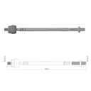 TERMINAL AXIAL RENAULT TWINGO 1993 - 2007 DERECHA-IZQUIERDA