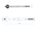 TERMINAL AXIAL SEAT CORDOBA 93-00 IBIZA 1993-1995 SKODA FABIA 99-01 VW VOLKSWAGEN POLO 02 M14-1 50 86N.M 78N.M 