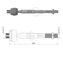 AXIAL DIRECCION SUZUKI GRAND VITARA 1.6 2.0 2.5 1996-2007 VITARA XL7 2002-2006