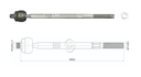 TERMINAL AXIAL FORD FIESTA IV 1995 - 2001 L:308RC:M14-1 50RP:M14-2 00TP:78N.MTC80N.M