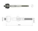 TERMINAL AXIAL NISSAN LEAF 2012 - 2015 TIIDA VERSA L:200RC:M14-1 50RP:M12-1 25TP:78N.MTC55N.M 