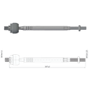 TERMINAL AXIAL HYUNDAI ATOS 98 08 DERECHA-IZQUIERDA