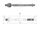 AXIAL DIRECCION HYUNDAI TUCSON JM 2.0 2.7 2006-2010 KIA SPORTAGE FQ 2.0 2006-2011 SPORTAGE FQ ECUATORIANA 2.0 2012-2016