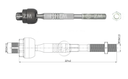 TERMINAL AXIAL FORD EDGE 09-15 MKX 07-15 L:220 RC:M22-1 50 RP:M16-1 50 TP:132N.M MTC:326N.M 