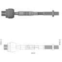 TERMINAL AXIAL FORD EDGE 09-15 MKX 07-15 L:220 RC:M22-1 50 RP:M16-1 50 TP:132N.M MTC:326N.M DERECHA-IZQUIERDA