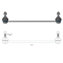 BIELETA BARRA ESTAB DEL SUZUKI GRAN VITARA SZ 2.0 2.4 2.7 2006-2012 (L:299) TNK CVL420