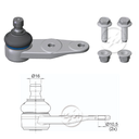 ROTULA SUSPENSION RENAULT R9 1.4 1988-1998 CLIO I 1.4 1995-1999 TWINGO 1.2 1994-2012 R19 1.4 1.8 1994-2000 R21 1986-1994 TNK TRA009
