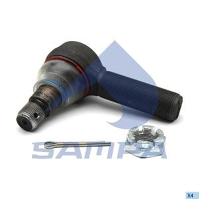 [66097.001-01] ROTULA DIRECCION DERECHA MERCEDES SCANIA BUS SERIE K DAF TA1045 ER0003 01 20912 01 21007 01 01213D 012.069-00A 8631 RNBJ0001 UN8 M30X1 5 R L: 125