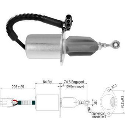 VALVULA SELENOIDE APAGADO 12V