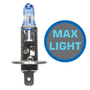 BOMBILLO HALOGENO H1 P14.5S 12V 55W FARO MAXLIGHT PERFORMANCE 110% MAS LUZ 40M20% LUMINOSIDAD LUJO DUOPACK 1987301105 64150NBU