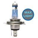BOMBILLO HALOGENO H4 P43 12V 55/60W FARO MAXLIGHT PERFORMANCE 110% MAS LUZ 40M + 20% LUMINOSIDAD PREMIUM DUOPACK 62193NBU GL59