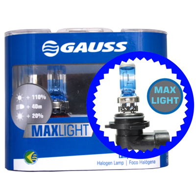 BOMBILLO HALOGENO 9006 P22D HB4 12V 51W FARO MAXLIGHT PERFORMANCE 110% MAS LUZ 40M20% LUMINOSIDAD PREMIUM DUOPACK 9006NBU 9006