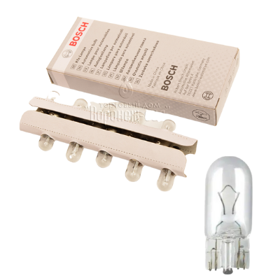 [CB1987302819] BOMBILLO INCANDESCENTE 2825 W5W W2.1X9.5D 12V T3.25  X UNIDAD EMPAQUE CAJA X 10