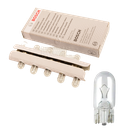 BOMBILLO MINIATURA T-10 1X9.5D W5W 12V 5W TABLERO STD CAJA X 10 UND 2825 GL136 12961