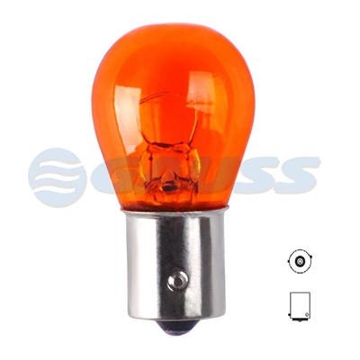 [28GL1056B] BOMBILLO MINIATURA 1141 BAU15S PY21W 24V 21W DIRECCIONAL AMBAR PIN DIAGONAL STD CAJA X 10 1987302866 7510 GL1056B 13496