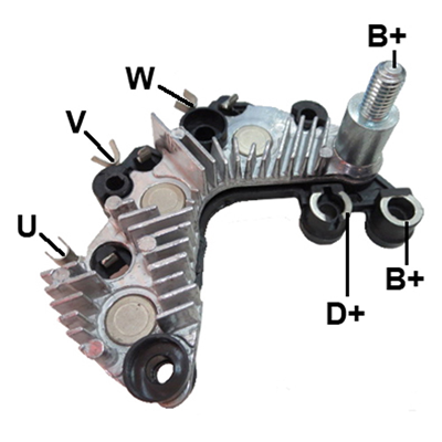 [07GA1887] RECTIFICADOR HYUNDAI ATOS KIA PICANTO 1.0 70AMP 3X35A AVALANCHE (GA293) TIPO VALEO