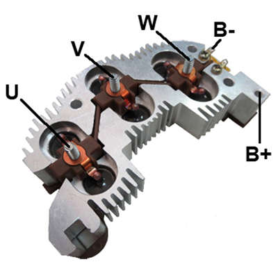 [07GA1798] RECTIFICADOR 22SI 160AM 6X50A HEAVY DUTY (GA205 GA209) 10511353 TIPO DELCO