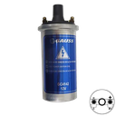 BOBINA ENCENDIDO PLATINO UNIVERSAL AZUL 2P 4 Y 6 CILINDROS FIAT FIORINO 1.3 CHVR CHEVETTE 1.4 RENAULT R4 6 12 NISSAN PATROL PASSAT 1.5  9220081054