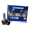 BOMBILLO HALOGENO H8 PGJ19-1 12V 35W FARO MAXLIGHT 110% MAS LUZ 5000K PREMIUM DUOPACK 64212CBA