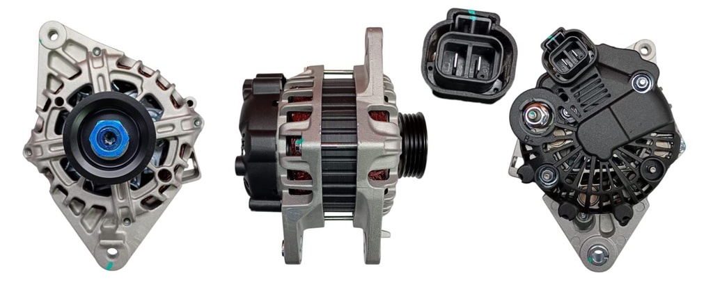 [301025100GG010] ALTERNADOR HYUNDAI ACCENT ELANTRA GETZ TUCSON KIA CERATO KIA RIO 12V 90AMP 2P P:4PK T.VALEO GA921 ( A3915 VALEO )