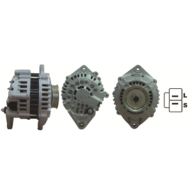 [3023100-34E01] ALTERNADOR NISSAN VIVAN MONTACARGAS 12V 90AMP 80MM 2PINES P: 6PK T:HITACHI V:INT