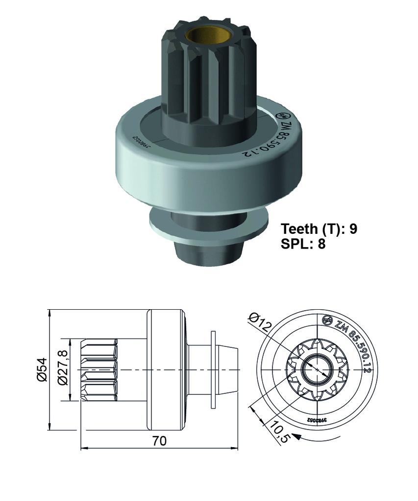 BENDIX REXTON Y ACTION SSANGYONG