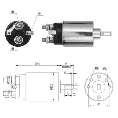 AUTOMATICO CHEVROLET NPR 24V