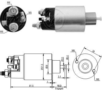 AUTOMATICO RENAULT LOGAN 19 SANDERO PEUGEOT 106 206 307 CITROEN BERLINGO 96 C2 C3 C4 XSARA 12V MOTOR: 8200240487 8200584664 600154906