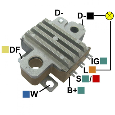 [07GA449] REGULADOR HINO TOYOTA 12 S-L-IG TIPO NIPPONDENSO