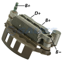RECTIFICADOR MAZDA 85MM 120AMP 6X50A TIPO MITSUBISHI