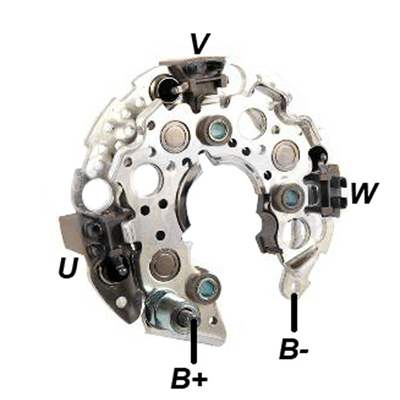 [07GA1315] RECTIFICADOR NIPODENSO HONDA ACCORD ACURA ELEMENT 120AMP 6X50A 20-24VTIPO DENSO