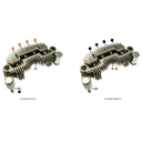 RECTIFICADOR P900 12V 105AMP 6X35A