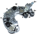 RECTIFICADOR HYUNDAI ELANTRA VELOSTER KIA FORTE PICANTO SOUL 120AMP 6X50A M8X16MM AVALANCHE (GA912 GA950) TIPO VALEO