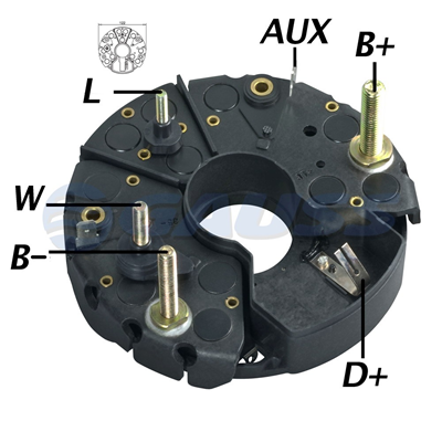 [07GA1968] RECTIFICADOR IVECO SCANIA 105AMP 8X35A(GA365) TIPO BOSCH