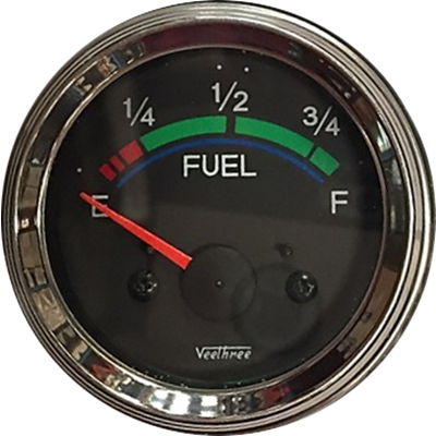 [16267017] MARCADOR GASOLINA SIN FLOTADOR 24V ARO CROMADO