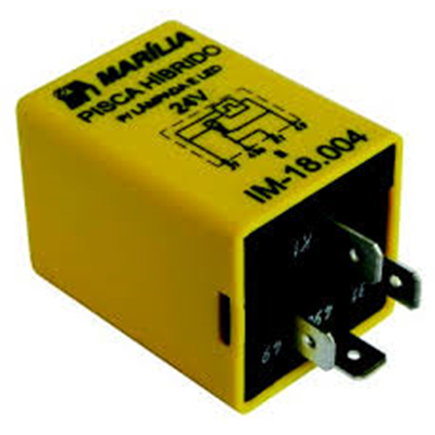 [13IM18004] FLASHER ELECT 4P 24V PARA BOMBILLOS LED 300W