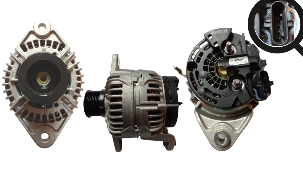 [AA0124655507] ALTERNADOR VOLVO RENAULT HD10LPB 24V 150AMP 1986A01035 (0124655102)