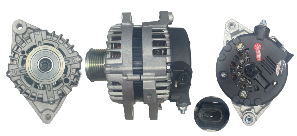 [2637300-4A320] ALTERNADOR HYUNDAI H1 CARGO 2.5 STAREX 2.5 H300 12V 130AMP  3 PINES 7PK TIPO VALEO